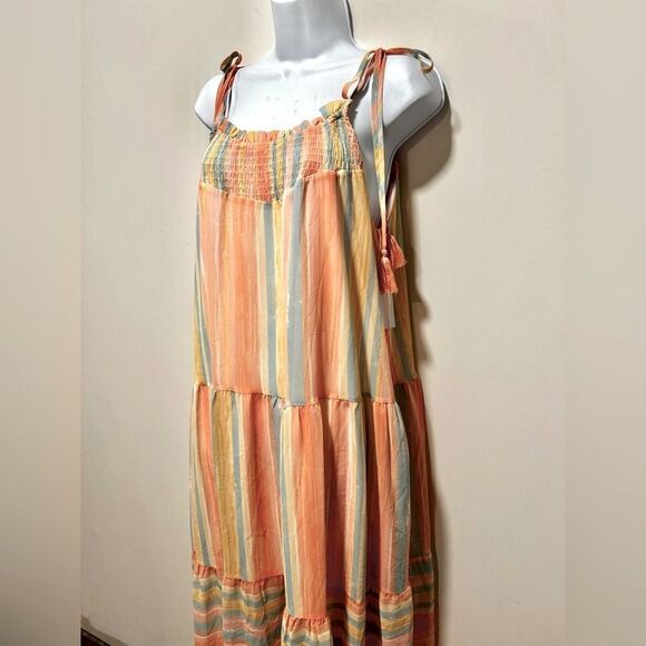 Grace and Karma multi color maxi dress size medium - Picture 5 of 6